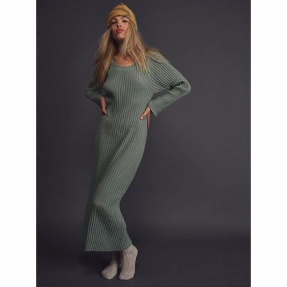 Free People Dresses & Skirts - Free People Beach Walk About Maxi Dress Sage Green Womens Size M